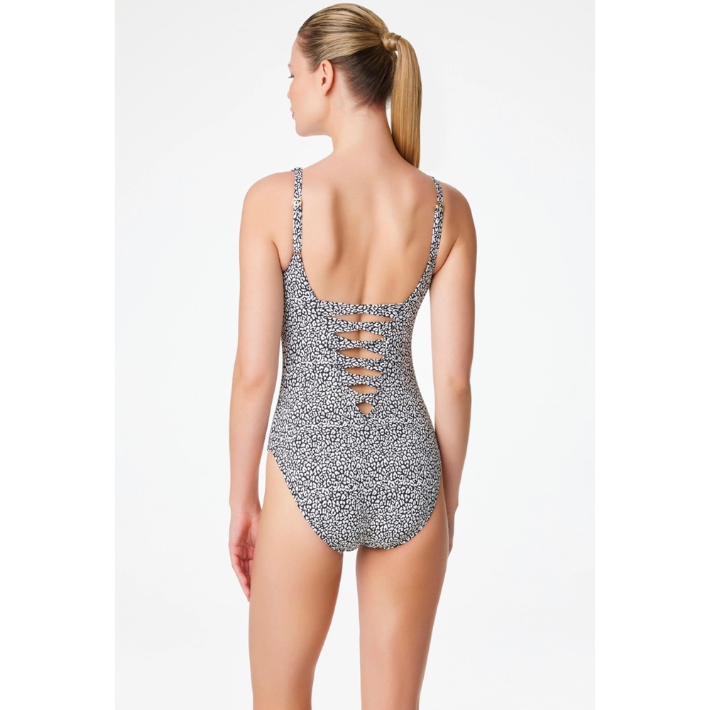 Bleu Rod Beattie LET'S GET LOUD LACE DOWN ONE PIECE SWIMSUIT - Picture 2 of 5